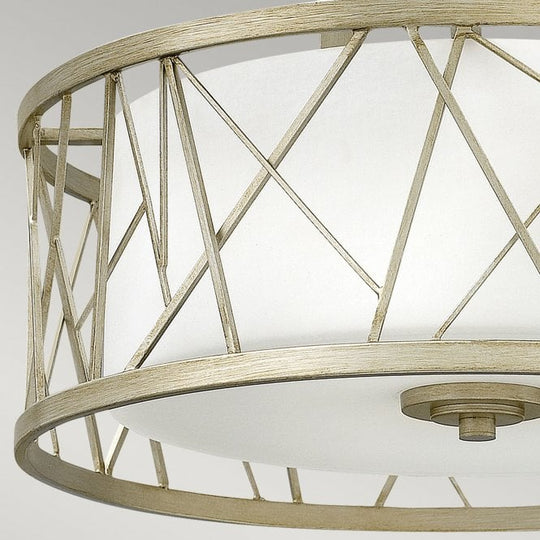 Nest Semi Flush Silver Leaf