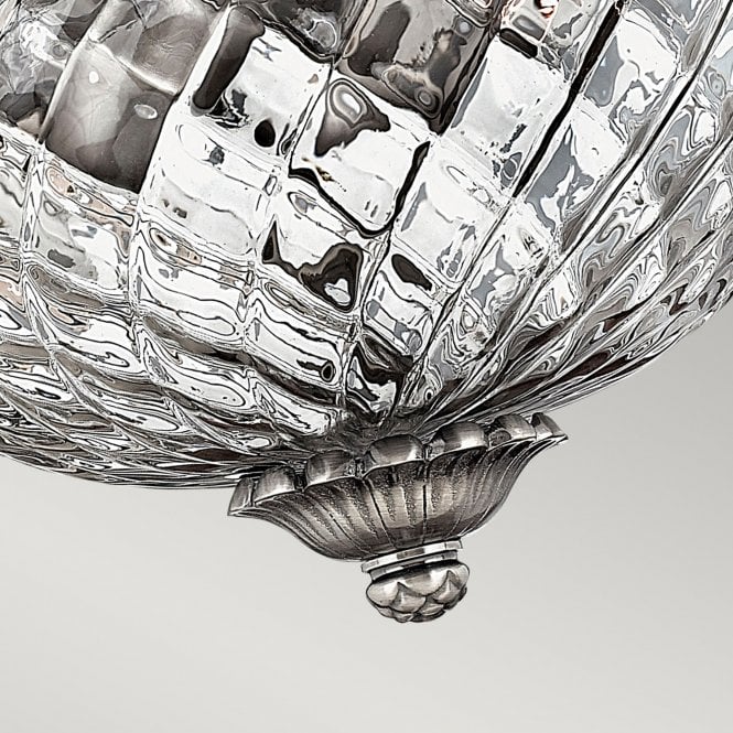 Plantation 2Lt Small Flush Polished Antique Nickel