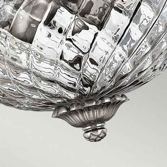 Plantation 2Lt Small Flush Polished Antique Nickel