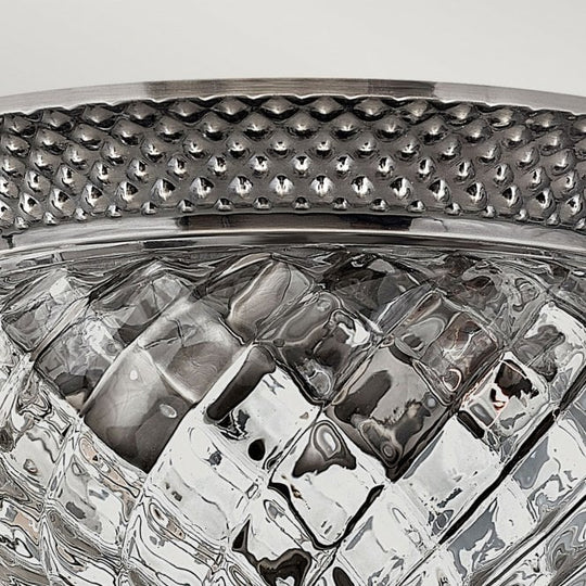 Plantation 2Lt Small Flush Polished Antique Nickel