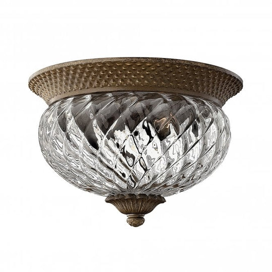 Plantation 2Lt Small Flush Pearl Bronze