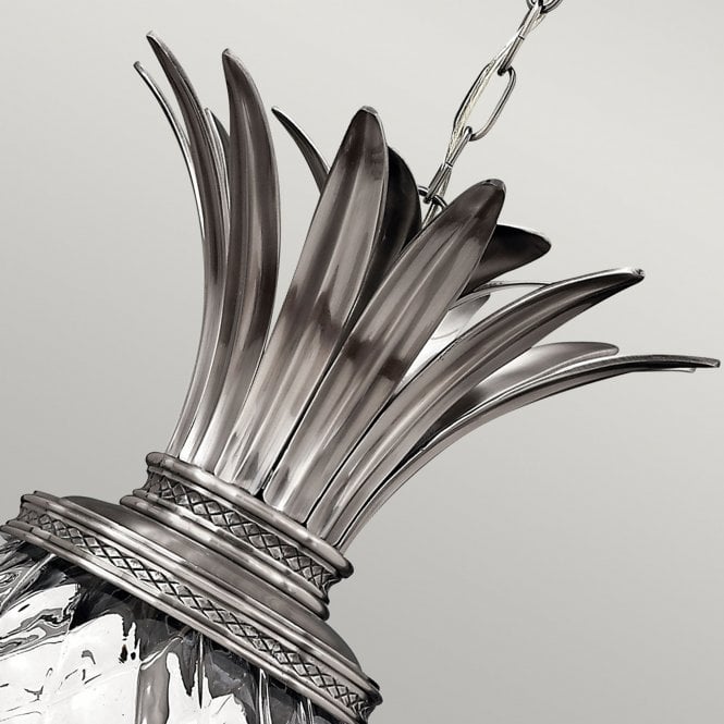 Plantation 4Lt Pentant Polished Antique Nickel