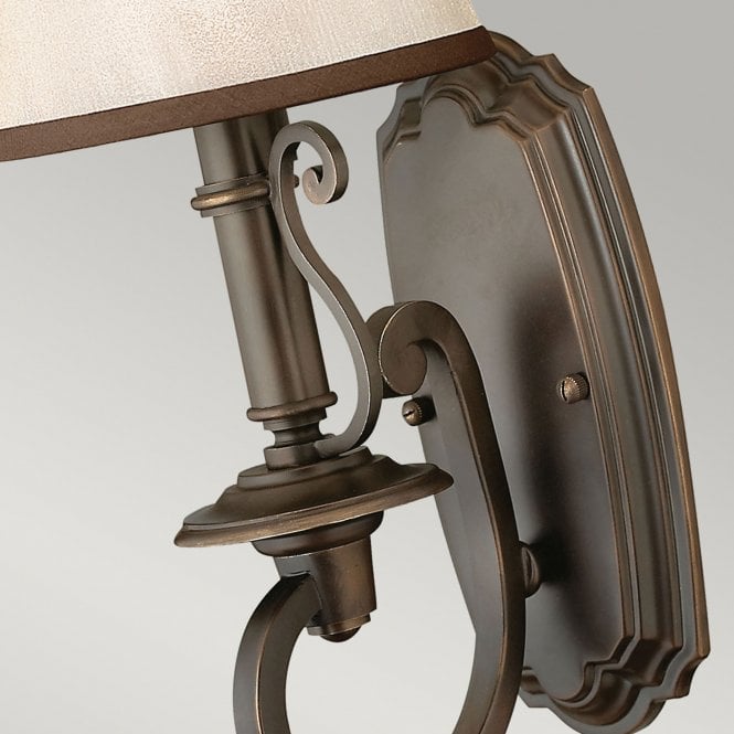 Plymouth 1Lt Wall Light Olde Bronze