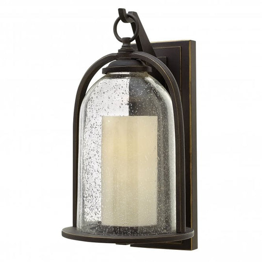 Quincy Medium Wall Lantern Oil Rubbed Bronze