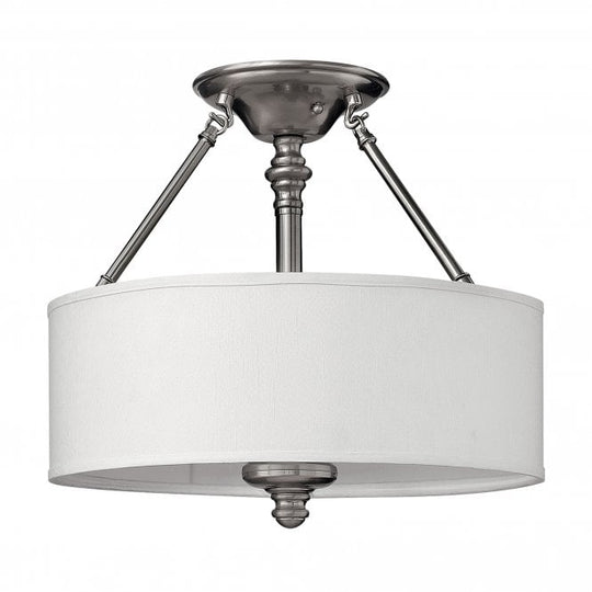 Sussex Semi-Flush Brushed Nickel