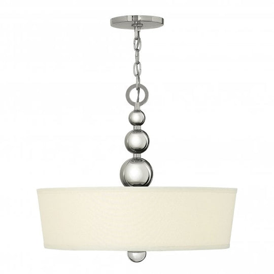 Zelda 3Lt Chandelier Polished Nickel