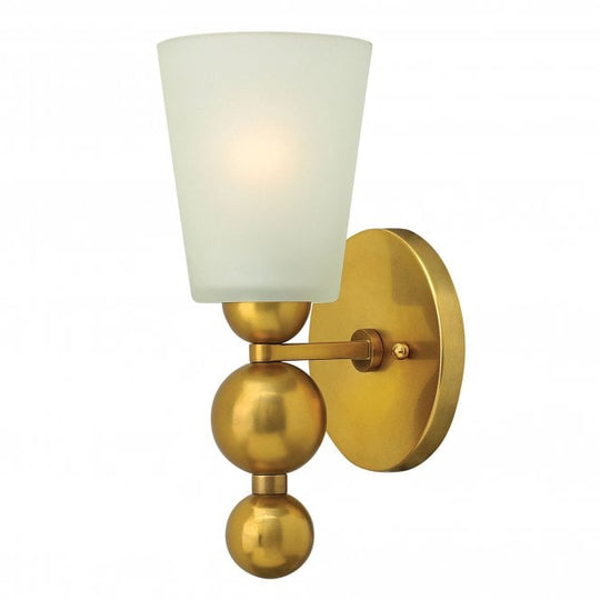 Zelda 1Lt Wall Light Vintage Brass