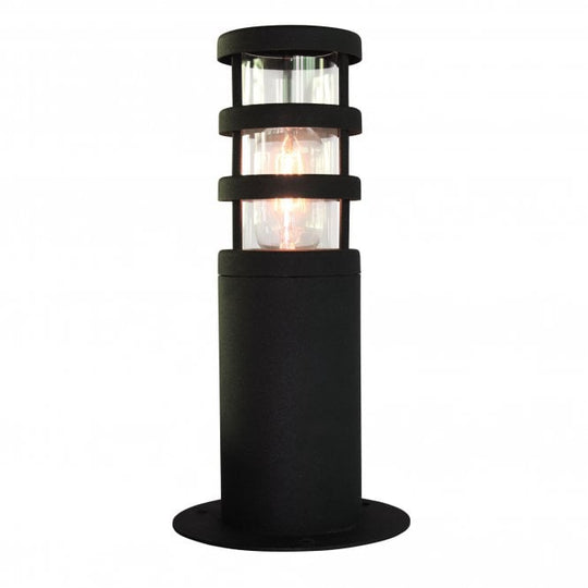 Hornbaek Pedestal Lantern in a black finish