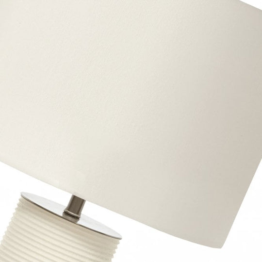 Ripple White Table Lamp White