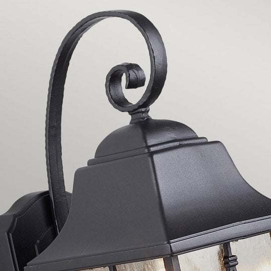 Kent Wall Lantern in a black finish