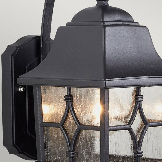 Kent Wall Lantern in a black finish