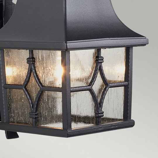 Kent Wall Lantern in a black finish