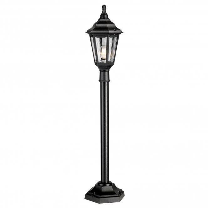 Kinsale Pillar Lantern in a black finish