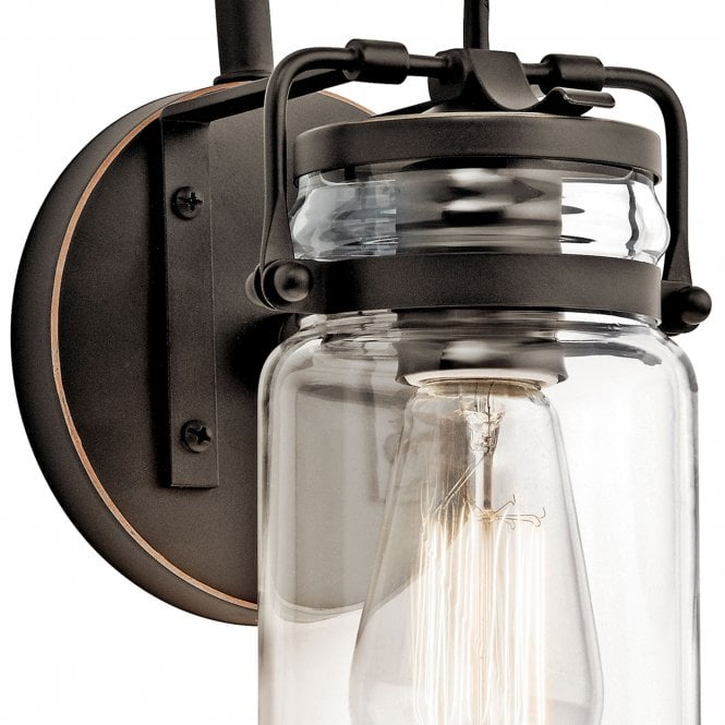 Brinley 1Lt Wall Light Olde Bronze