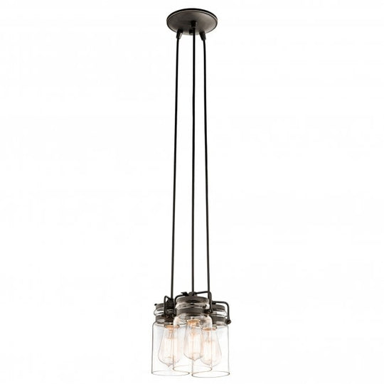 Brinley 3Lt Pendant Olde Bronze