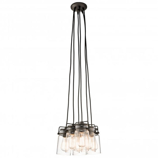 Brinley 6Lt Pendant Olde Bronze