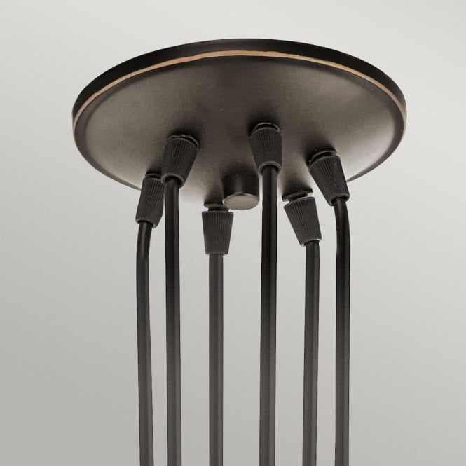 Brinley 6Lt Pendant Olde Bronze
