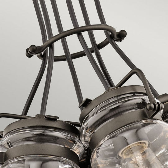 Brinley 6Lt Pendant Olde Bronze