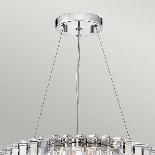 Crystal Skye 8Lt Chandelier Chrome
