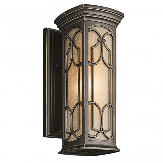 Franceasi Small Wall Lantern Olde Bronze
