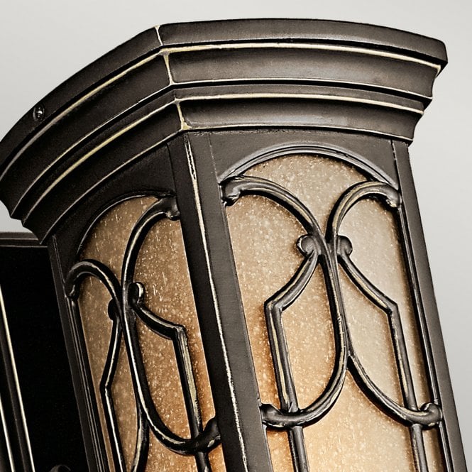 Franceasi Small Wall Lantern Olde Bronze