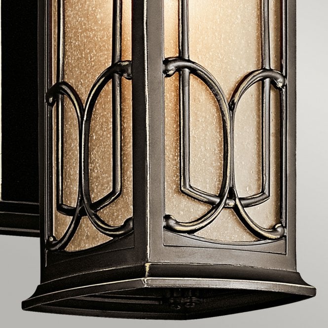 Franceasi Small Wall Lantern Olde Bronze