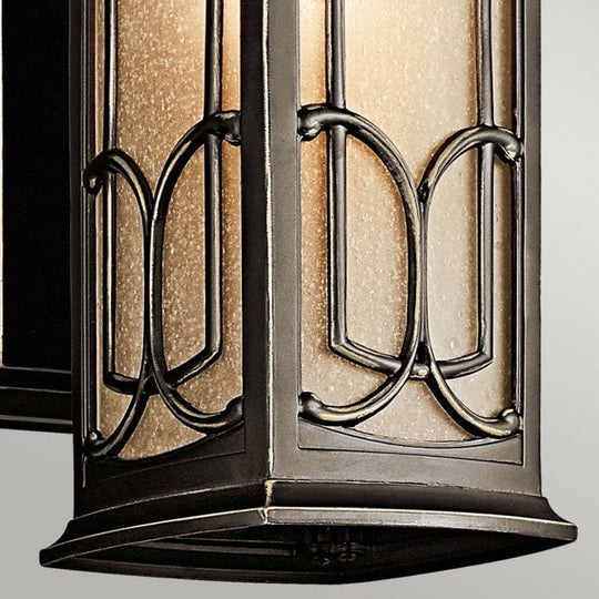 Franceasi Small Wall Lantern Olde Bronze