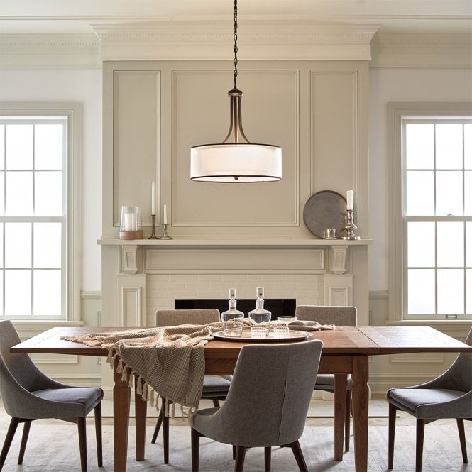 Lacey Large Pendant Mission Bronze