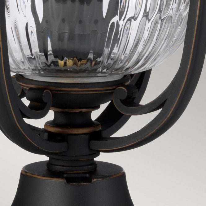 Luverne Pedestal Rubbed Bronze