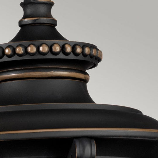 Luverne Chain Lantern Rubbed Bronze
