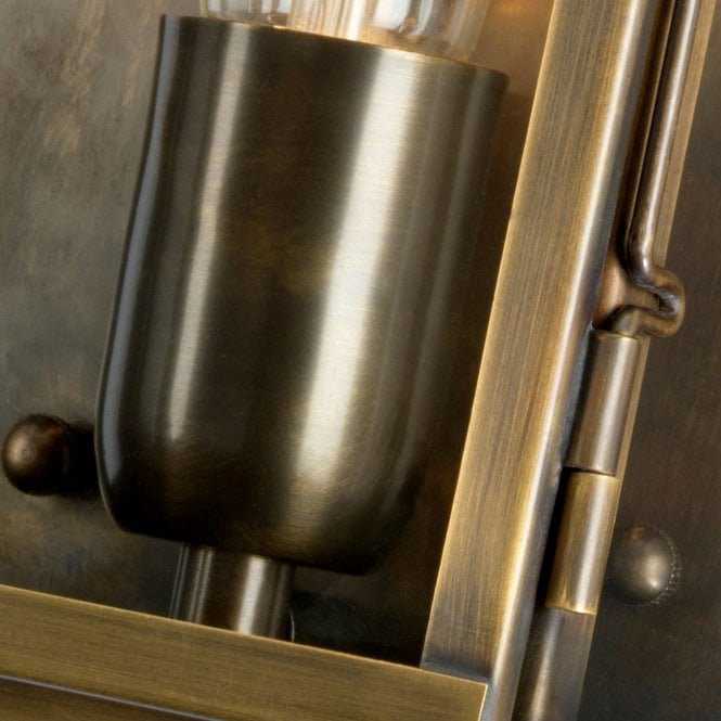 Lambeth Palace Wall Lantern in a Brass finish
