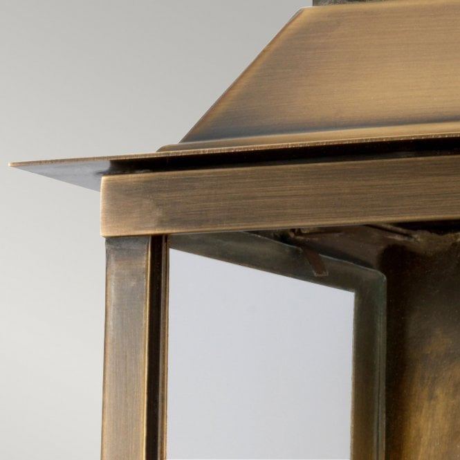 Lambeth Palace Wall Lantern in a Brass finish