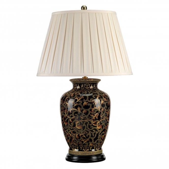 Morris Gold/Black Large Table Lamp