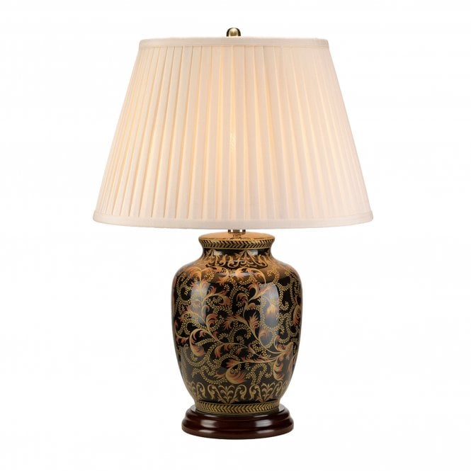 Morris Gold/Black Small Table Lamp