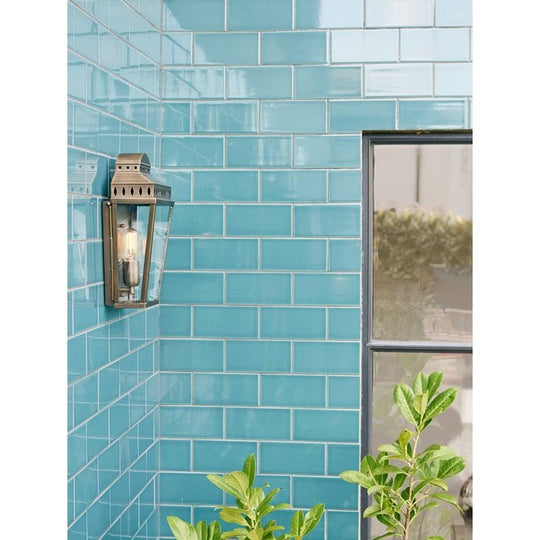 Mansion House Wall Lantern with a Brass finish