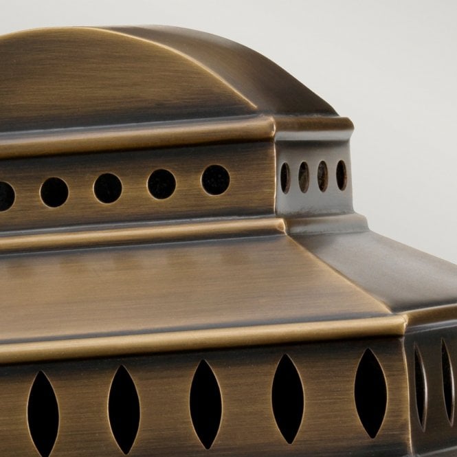 Mansion House Wall Lantern with a Brass finish
