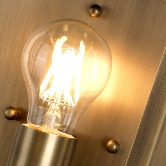 Mansion House Wall Lantern with a Brass finish