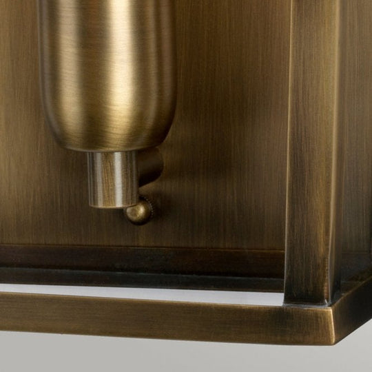 Mansion House Wall Lantern with a Brass finish