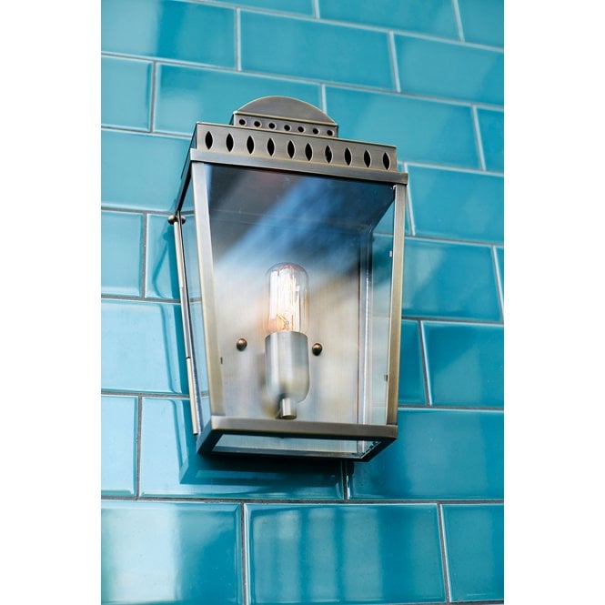 Mansion House Wall Lantern in a Polished Nickel finish