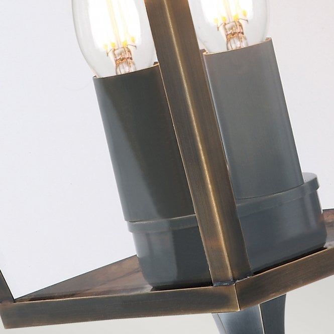 Mansion House Wall Lantern Brass