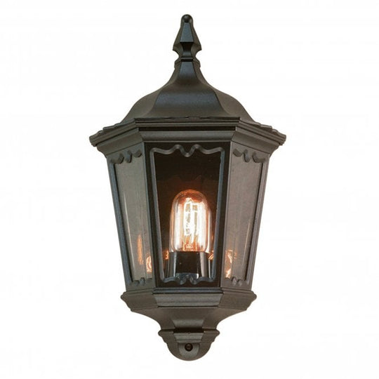 Medstead Half Lantern with a black finish