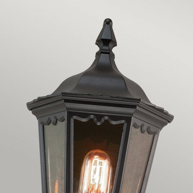 Medstead Half Lantern with a black finish