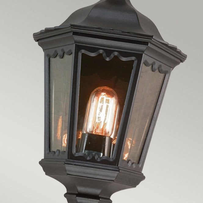 Medstead Half Lantern with a black finish