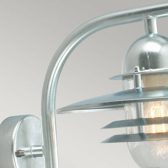 Oslo Pillar Lantern Black Clear