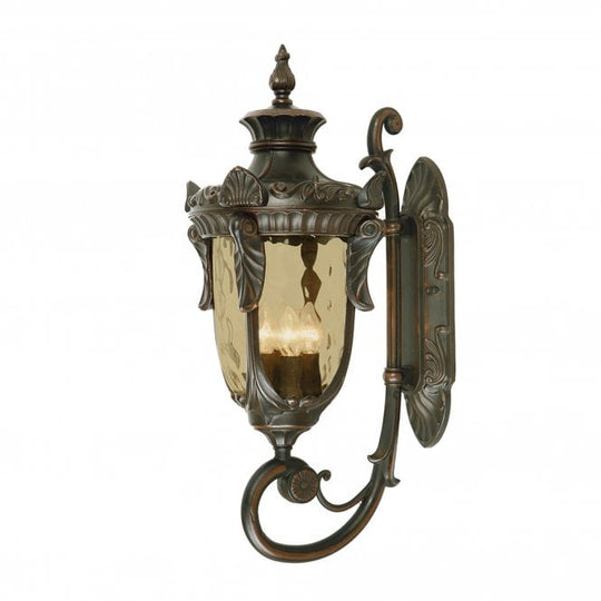 Philadelphia Large Wall Lantern with a Black finish