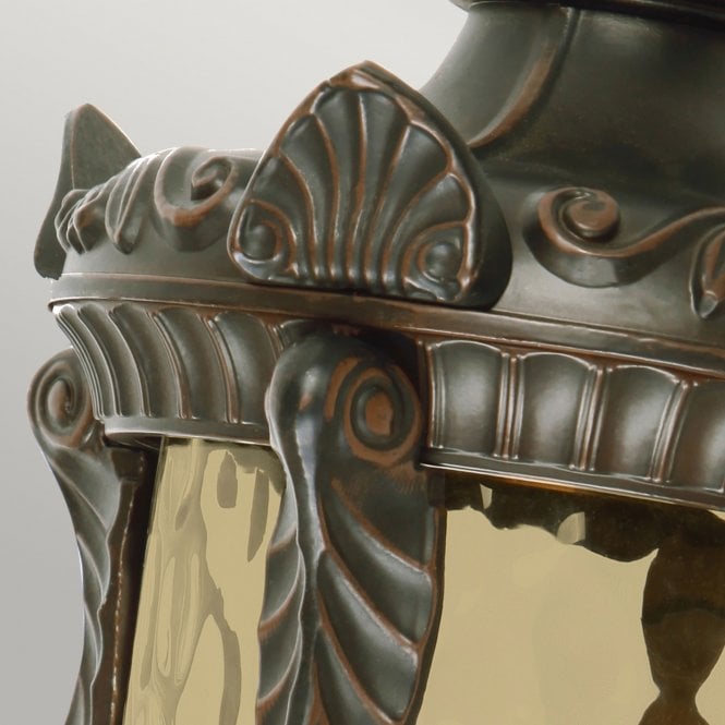 Philadelphia Large Wall Lantern with a Black finish