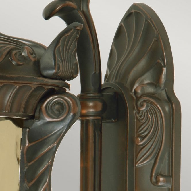 Philadelphia Large Wall Lantern with a Black finish