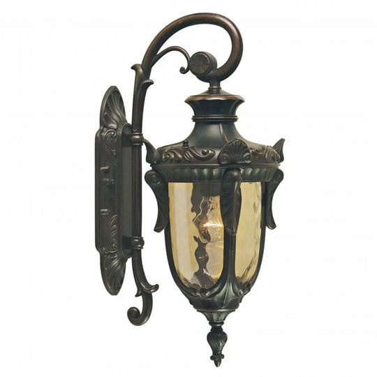 Philadelphia Wall Down Lantern Medium with and old bronze finish