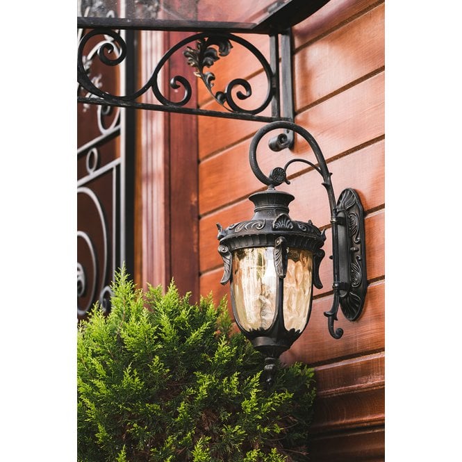 Philadelphia Wall Down Lantern Medium with and old bronze finish