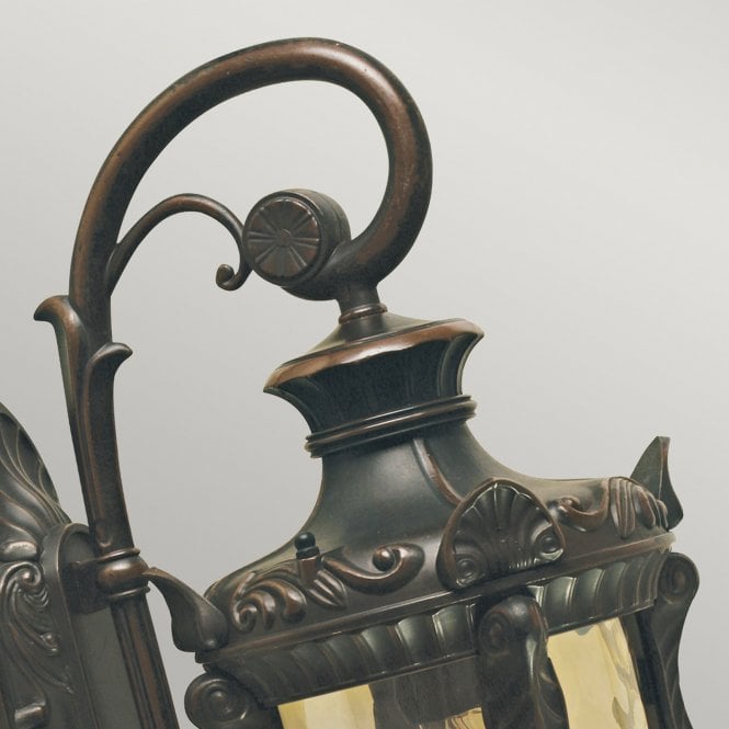 Philadelphia Wall Down Lantern Medium with and old bronze finish